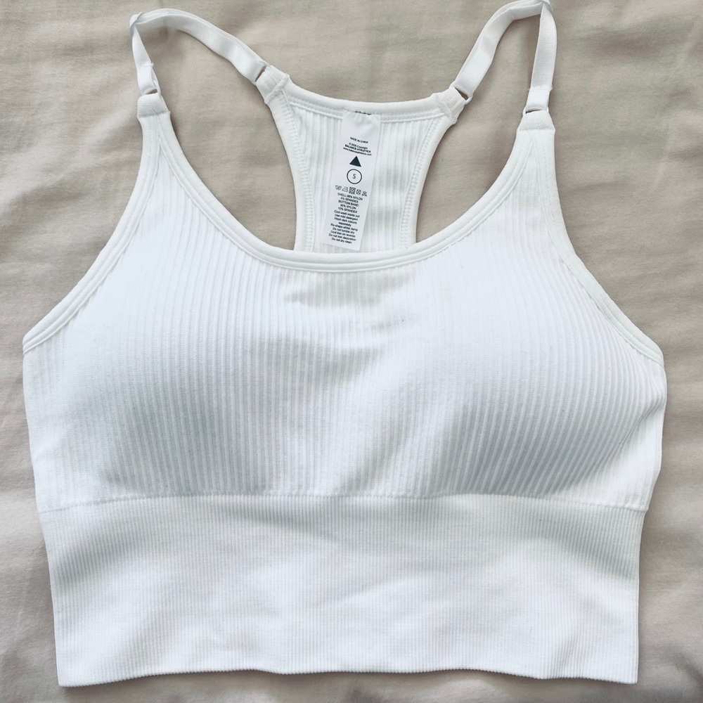 Balance Athletica - Linear Racer Top - Cloud White